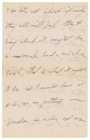 Lot #647 Gertrude Stein: Lengthy letter from Stein to her publisher, Bennett Cerf?