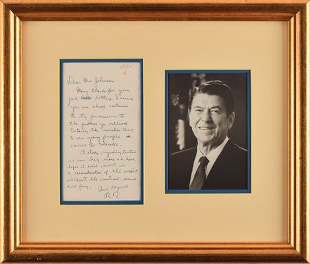 Lot #185 Ronald Reagan: 