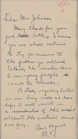Lot #185 Ronald Reagan: 
