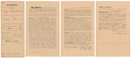 Lot #310 Frederick Douglass Signed Document - Image 1
