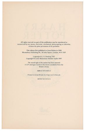 Lot #643 J. K. Rowling: Deluxe first edition set of Harry Potter novels - Image 2
