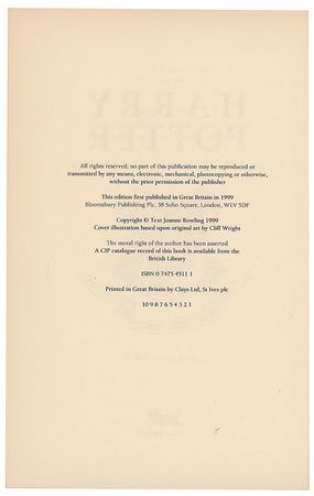 Lot #643 J. K. Rowling: Deluxe first edition set of Harry Potter novels - Image 8