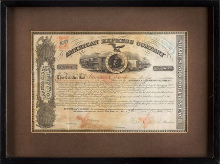 Lot #231 Henry Wells and William Fargo Signed Document - Image 2