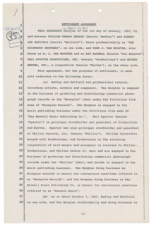 Lot #867 Phil Spector Signed Document - Image 2