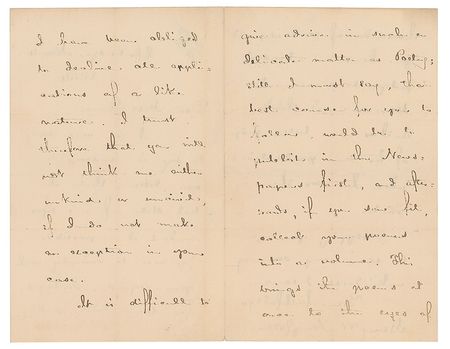 Lot #673 Henry Wadsworth Longfellow: Advice for publishing poetry: 