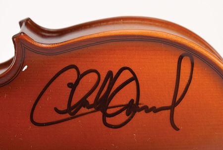 Lot #822 Charlie Daniels Fiddle - Image 2