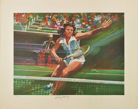 Lot #1114 Rod Laver and Billie Jean King - Image 1