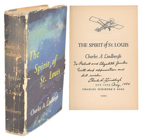 Lot #453 Charles Lindbergh Book - Image 1