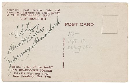 Lot #1085 James J. Braddock - Image 1