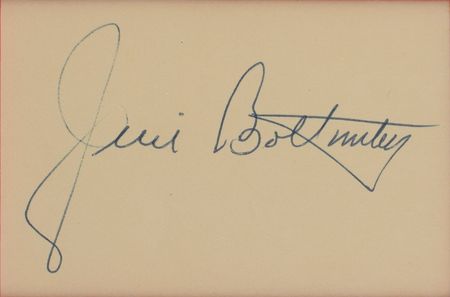 Lot #1083 Jim Bottomley Signature - Image 1