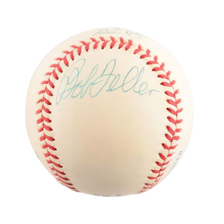 Lot #1112 Sandy Koufax, Nolan Ryan, and Bob Feller Baseball - Image 1