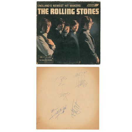 Lot #793 Rolling Stones: The Stones sign at the close of their first American Tour - Image 1