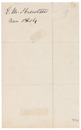 Lot #380 Edwin M. Stanton Handwritten Letter Signed - Image 2