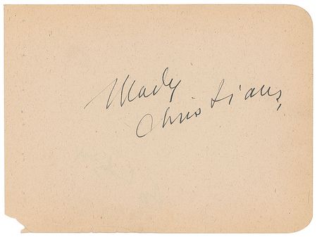 Lot #934 Montgomery Clift Signature - Image 2