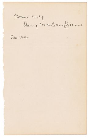 Lot #661  Fireside Poets: Longfellow and Bryant - Image 1