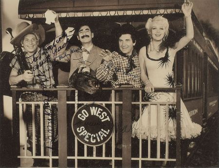 Lot #893 Marx Brothers Signed Photograph - Image 1