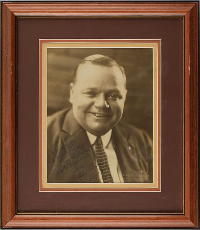 Lot #876 Roscoe 'Fatty' Arbuckle: Arbuckle to the 