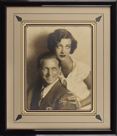 Lot #938 Joan Crawford and Douglas Fairbanks, Jr Signed Photograph - Image 2