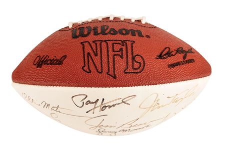 Lot #1100 Football: Running Backs Football - Image 1