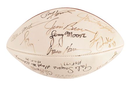 Lot #1100 Football: Running Backs Football - Image 2
