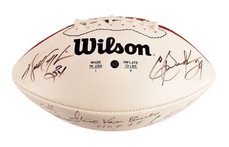 Lot #1100 Football: Running Backs Football - Image 4