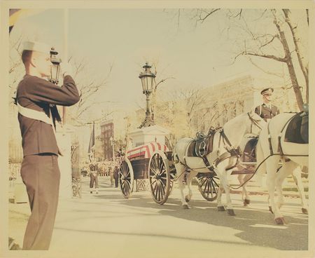 Lot #40 Cecil Stoughton's John F. Kennedy Funeral Photo Album: Cecil Stoughton's personal chronicle of JFK's funeral - Image 18