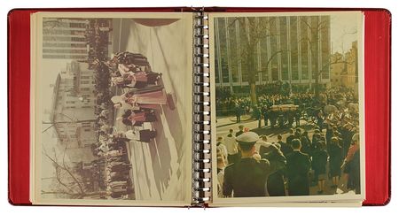 Lot #40 Cecil Stoughton's John F. Kennedy Funeral Photo Album: Cecil Stoughton's personal chronicle of JFK's funeral - Image 19