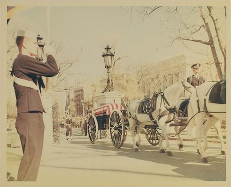 Lot #40 Cecil Stoughton's John F. Kennedy Funeral Photo Album: Cecil Stoughton's personal chronicle of JFK's funeral - Image 22