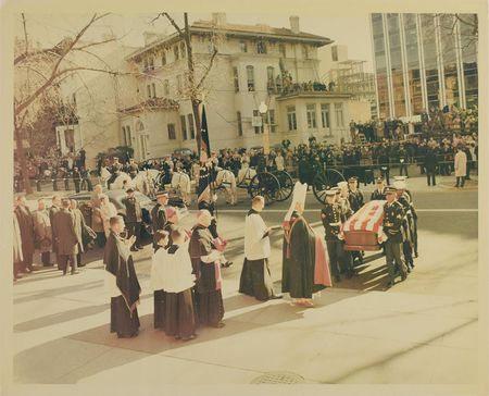 Lot #40 Cecil Stoughton's John F. Kennedy Funeral Photo Album: Cecil Stoughton's personal chronicle of JFK's funeral - Image 24