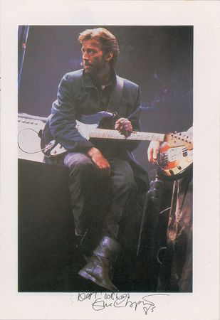 Lot #839 Eric Clapton Program - Image 1