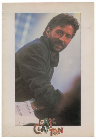 Lot #839 Eric Clapton Program - Image 2