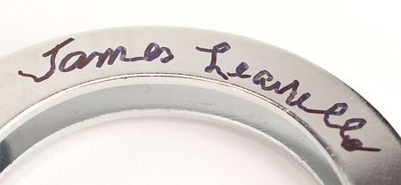 Lot #72 Kennedy Assassination: Jim Leavelle Signed Handcuffs Handcuffs - Image 3
