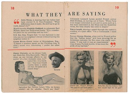Lot #896 Marilyn Monroe: Signed on the set of Gentlemen Prefer Blondes - Image 1