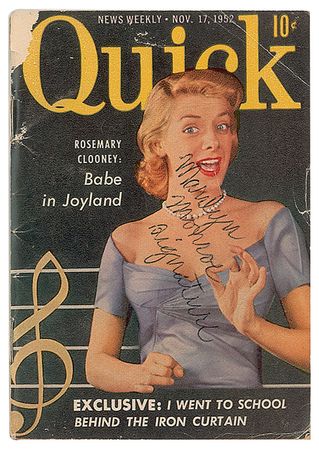Lot #896 Marilyn Monroe: Signed on the set of Gentlemen Prefer Blondes - Image 2