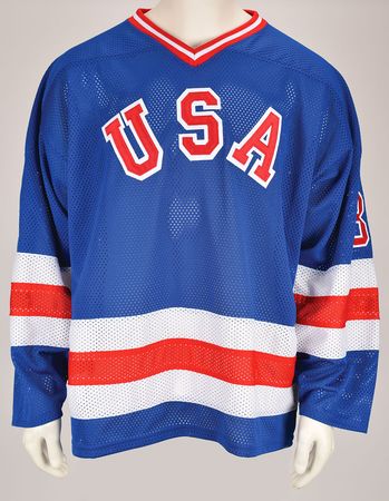 Lot #1123 Miracle on Ice Hockey Jersey - Image 2