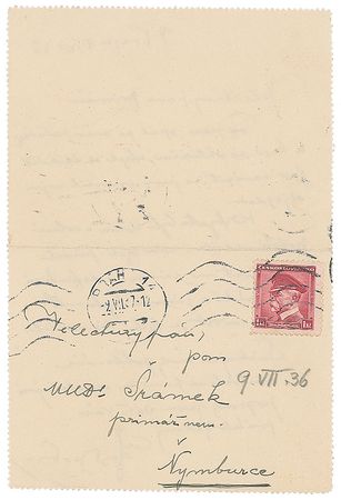Lot #545 Alphonse Mucha Handwritten Letter Signed - Image 2