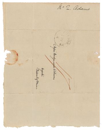 Lot #90 John Quincy Adams: Early letter from Adams as Bay State senator-elect - Image 2