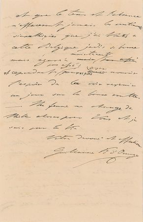 Lot #393 William II of the Netherlands Handwritten Letter Signed - Image 3