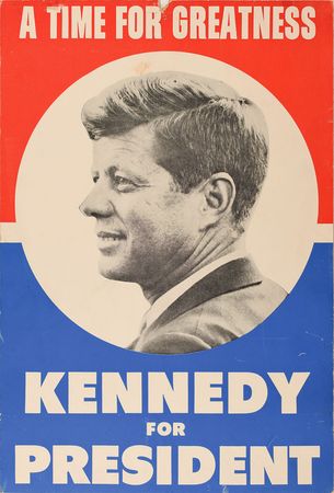 Lot #46 John F. Kennedy 1960 Campaign Poster