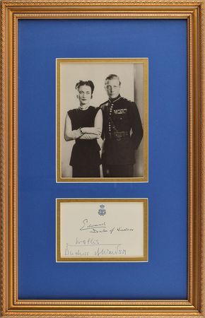 Lot #394 Duke and Duchess of Windsor Card - Image 2