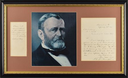 Lot #107 U. S. Grant Endorsement - Image 1