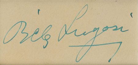 Lot #892 Bela Lugosi Signature - Image 2
