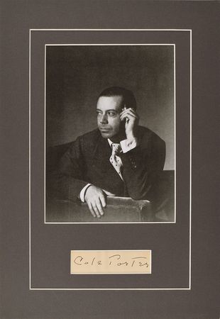 Lot #816 Cole Porter Signature - Image 1