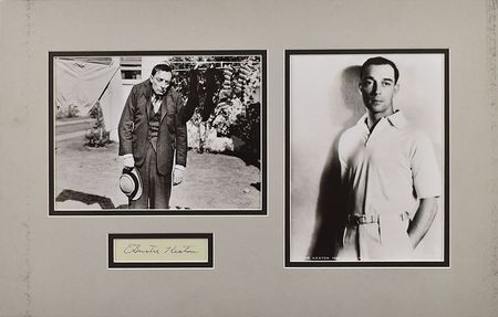 Lot #978 Buster Keaton Signature - Image 1