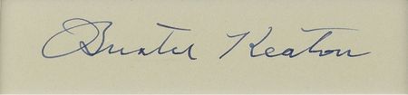 Lot #978 Buster Keaton Signature - Image 2