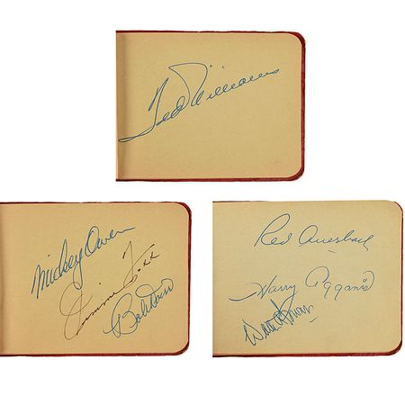 Lot #1059 Boston Sports: Williams, Agganis, Foxx, and other Boston greats - Image 1