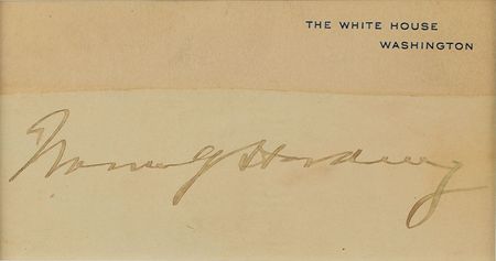 Lot #167 Warren G. Harding and Herbert Hoover Group Lot - Image 2