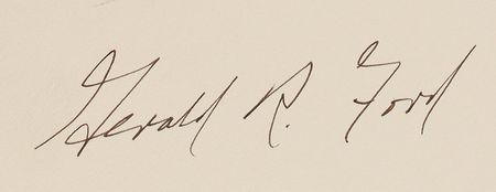Lot #159 Gerald Ford - Image 2