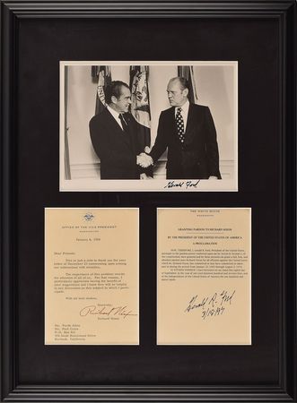 Lot #160 Gerald Ford - Image 1