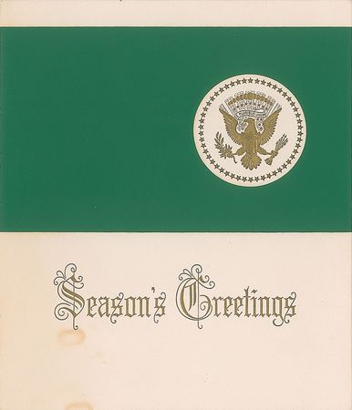 Lot #19 John F. Kennedy Signed Christmas Card: Rare 
